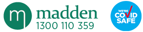 Madden and Associates Logo Covid Safe